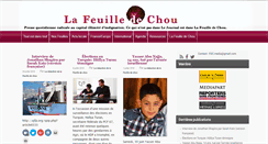 Desktop Screenshot of la-feuille-de-chou.fr